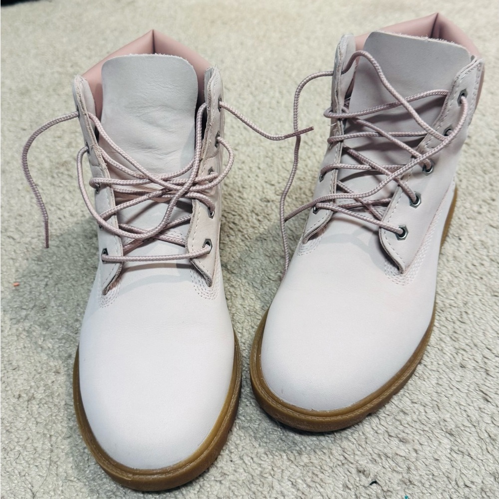 Timberland Big Girl’s premium 6” pink